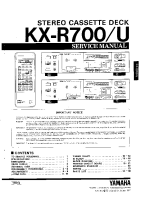 Yamaha KXR-700-700-U - Service Manual 